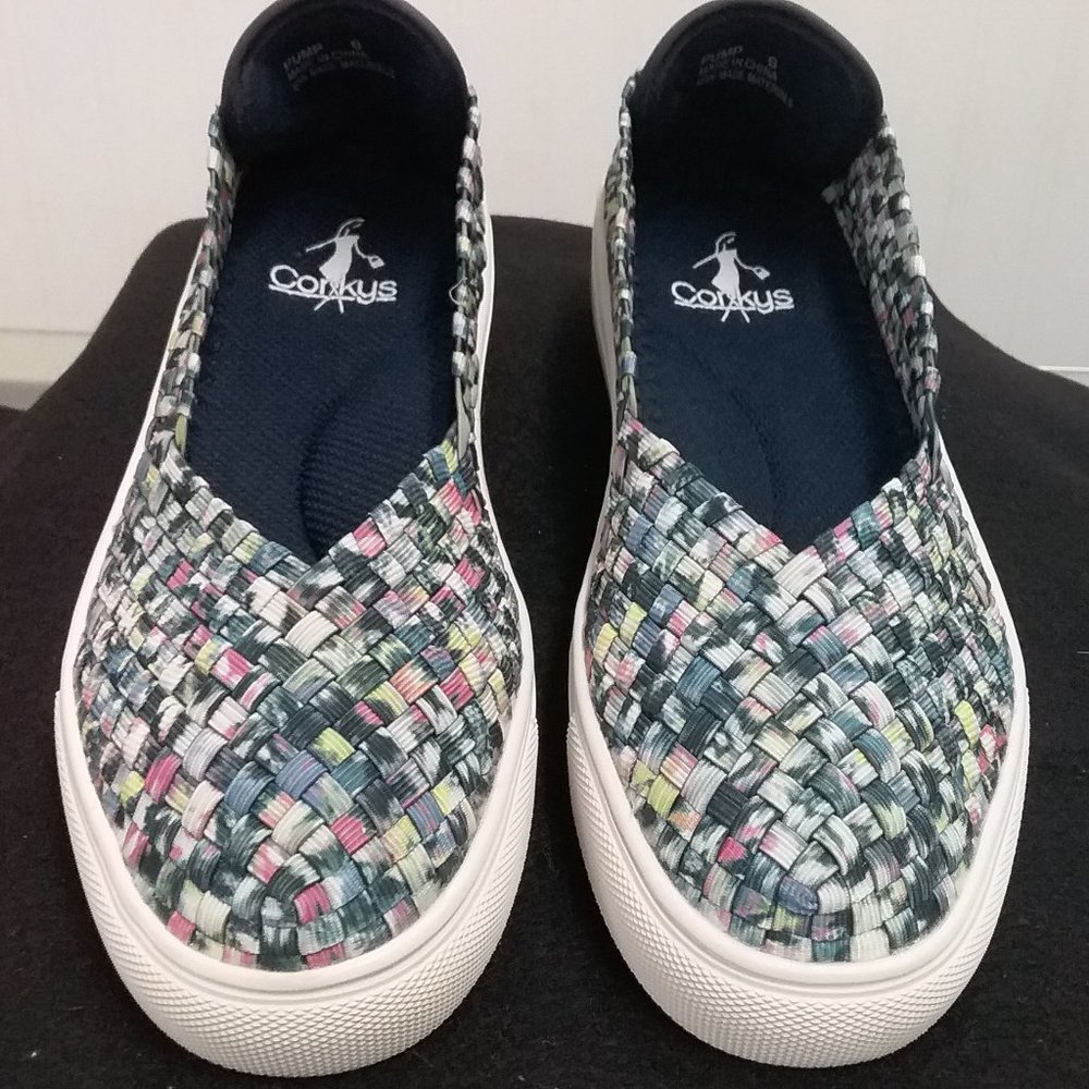 Corkys "Pump" Woven Elastic Memory Foam Fl - image 6